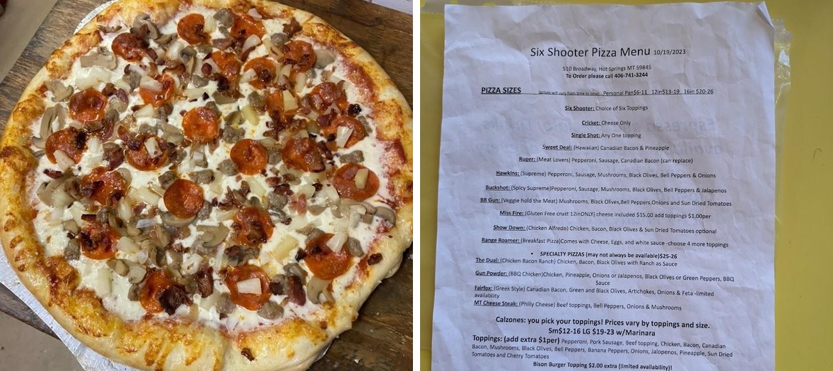 Six Shooter Pizza and S.G2 Espresso